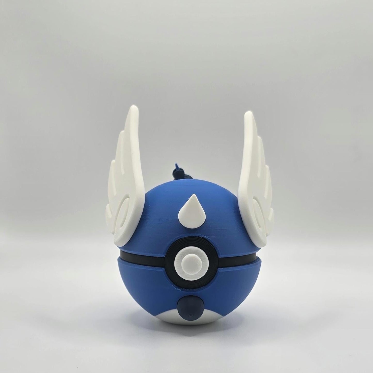 3D printed pastel mystic serpent dragon creature ball with pearl accents