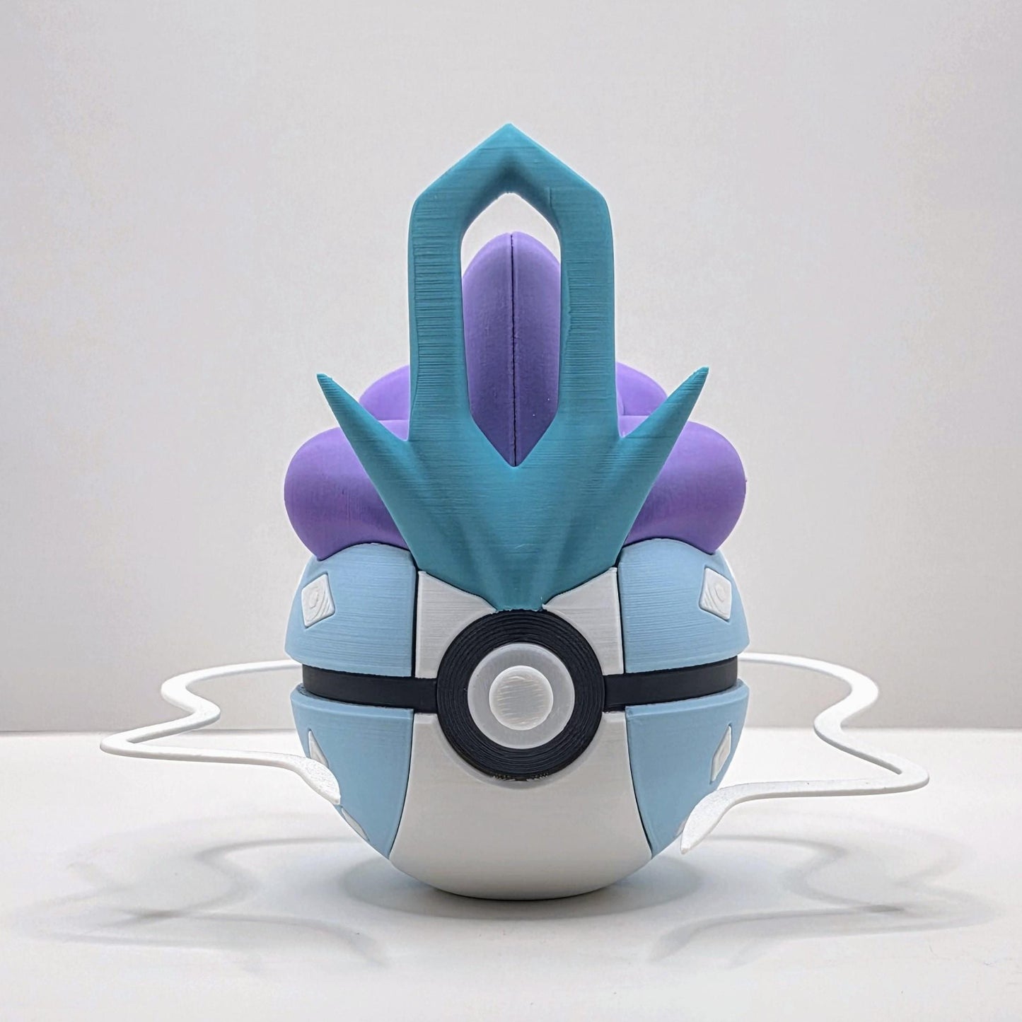 Mystic Guardian-Inspired Creature Ball – Elegant Blue & Purple Design