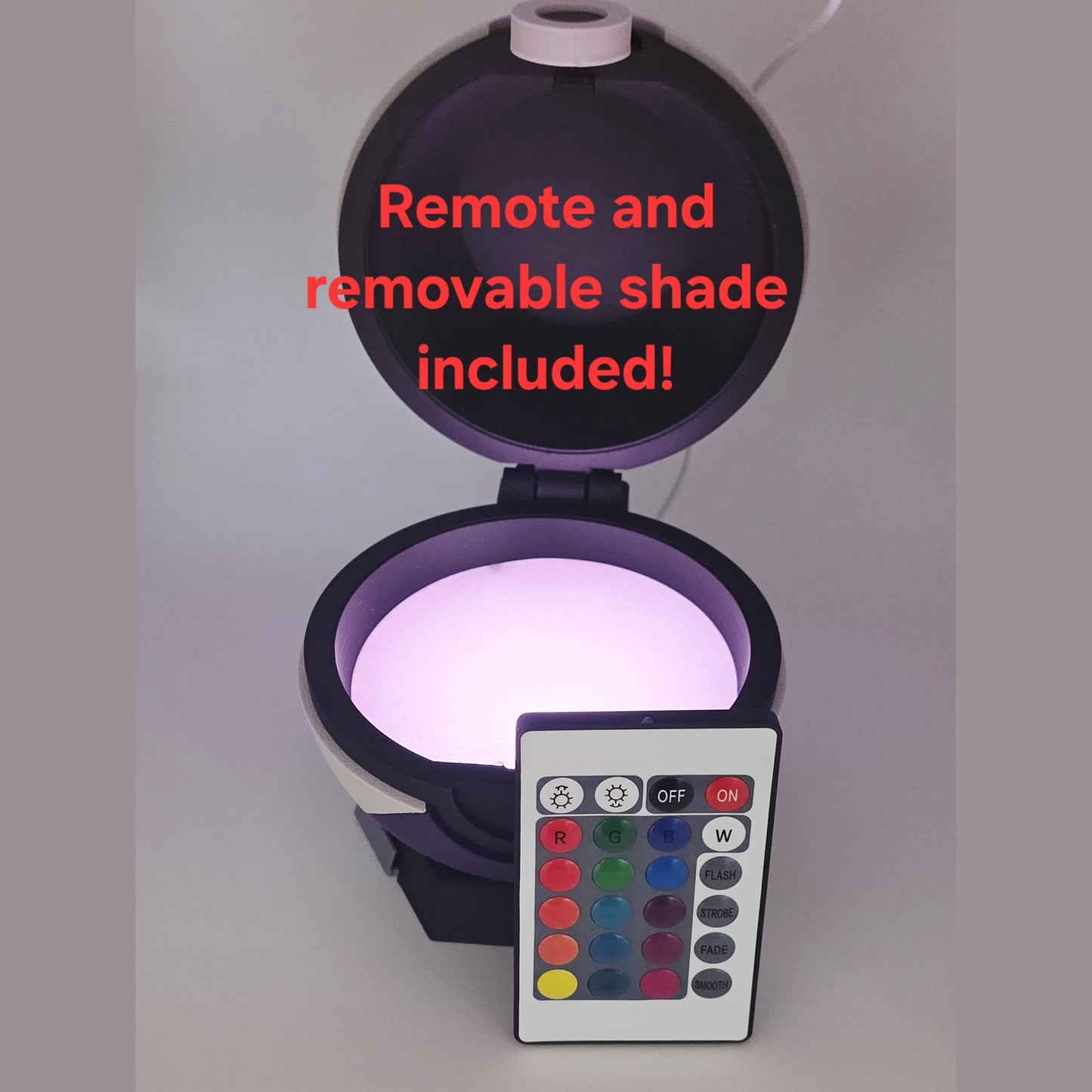 Psychic Clone Creature Ball Lamp – Futuristic Mind-Type Inspired Desk Light