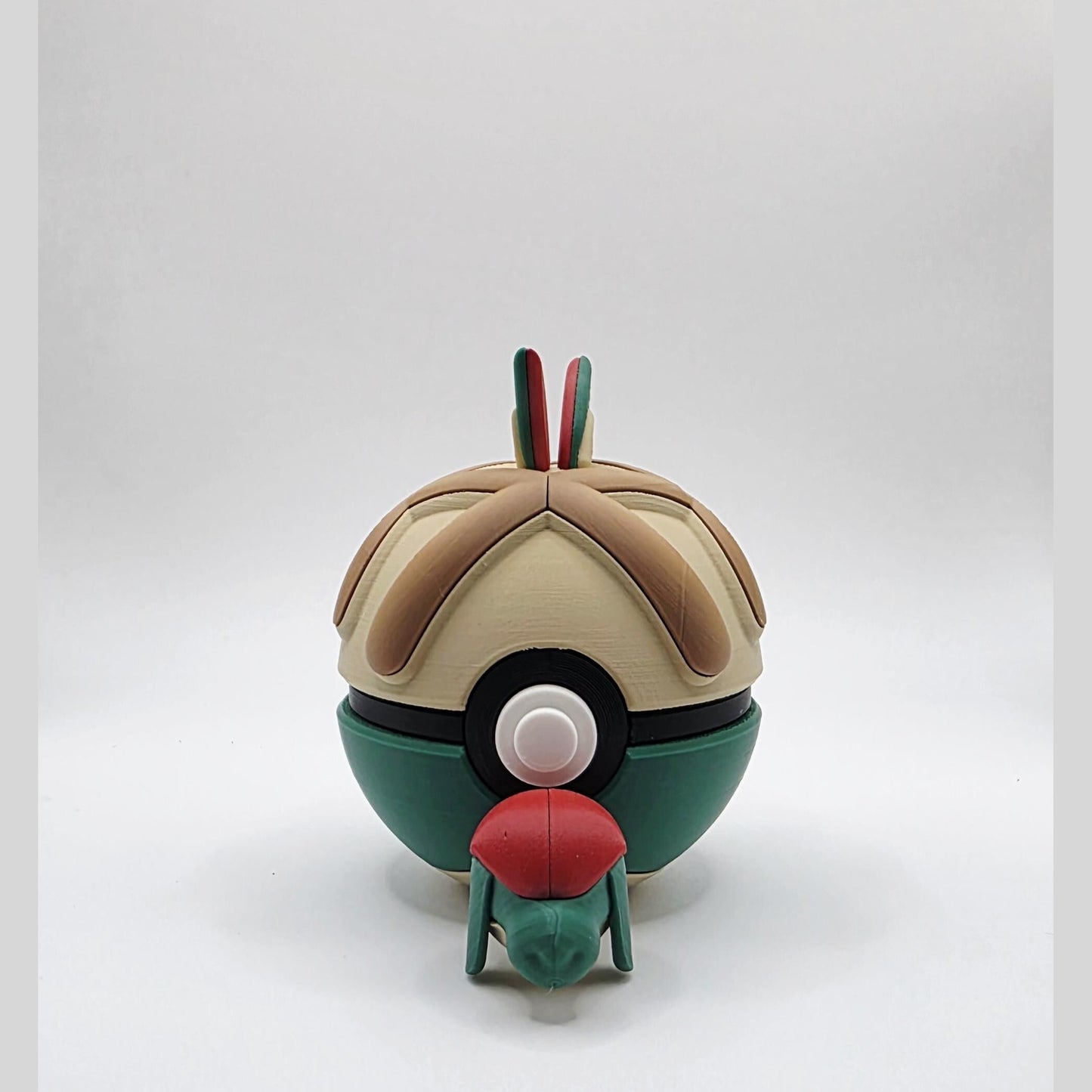 3D Printed Cozy Orchard Creature Ball Display – Wholesome Collector Sphere