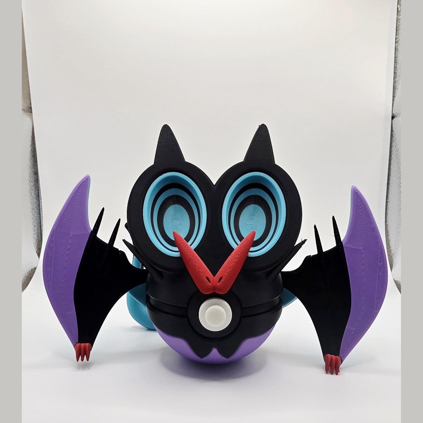 3D Printed Echo Wing Creature Ball Display – Nightflight Collector Sphere
