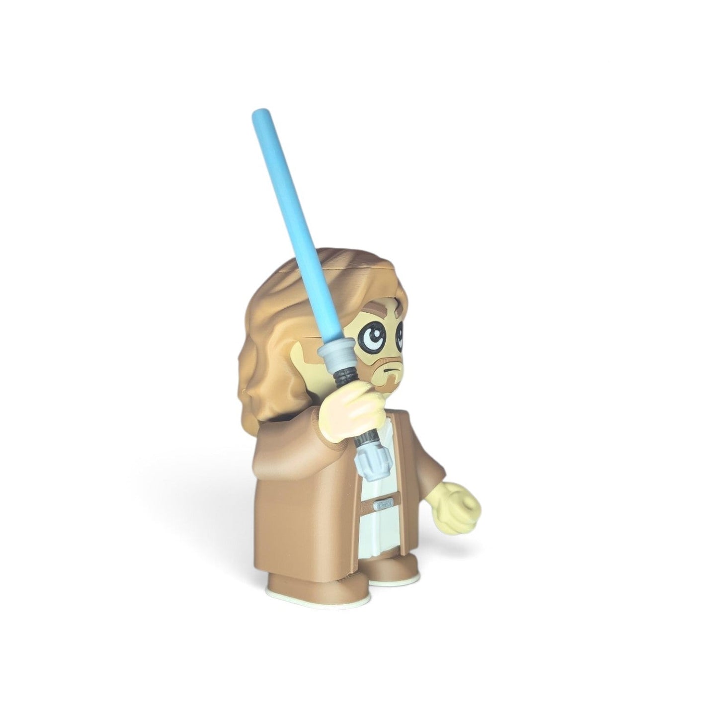 Legendary Jedi master block chunk figure collectible angle view