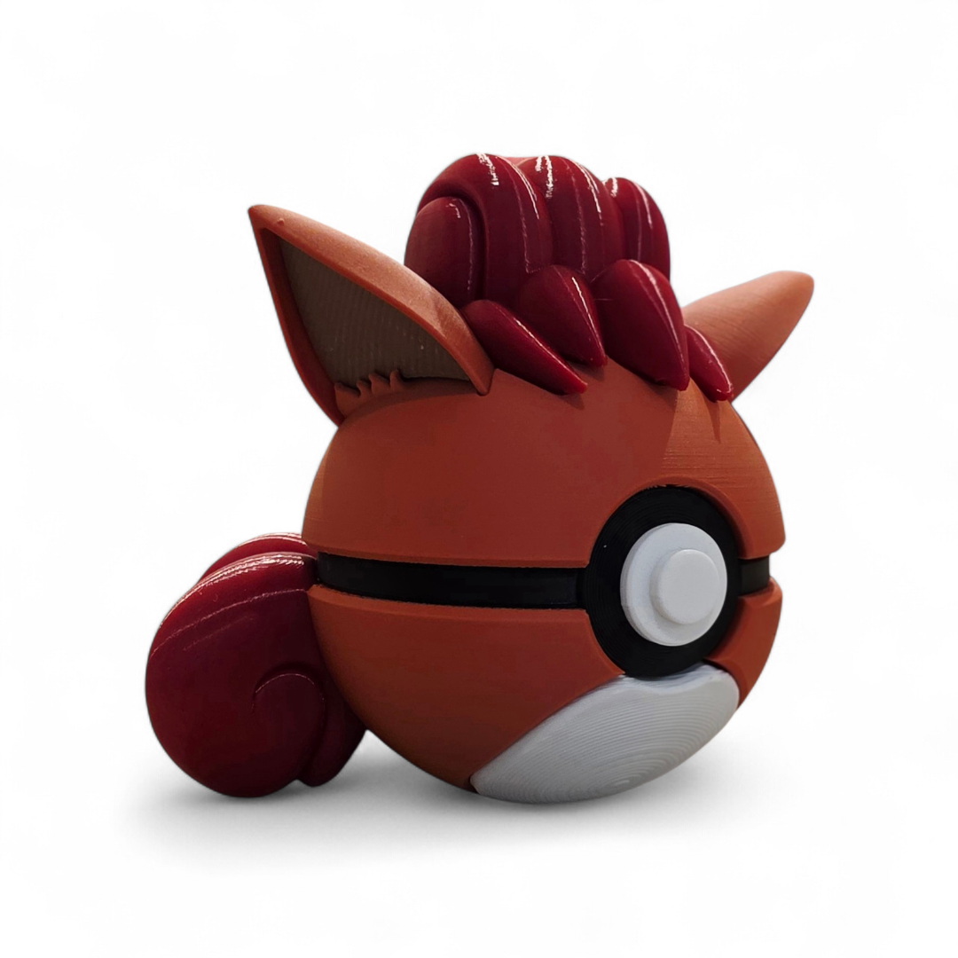 Ember Fox Flowing Tails Creature Collector Ball