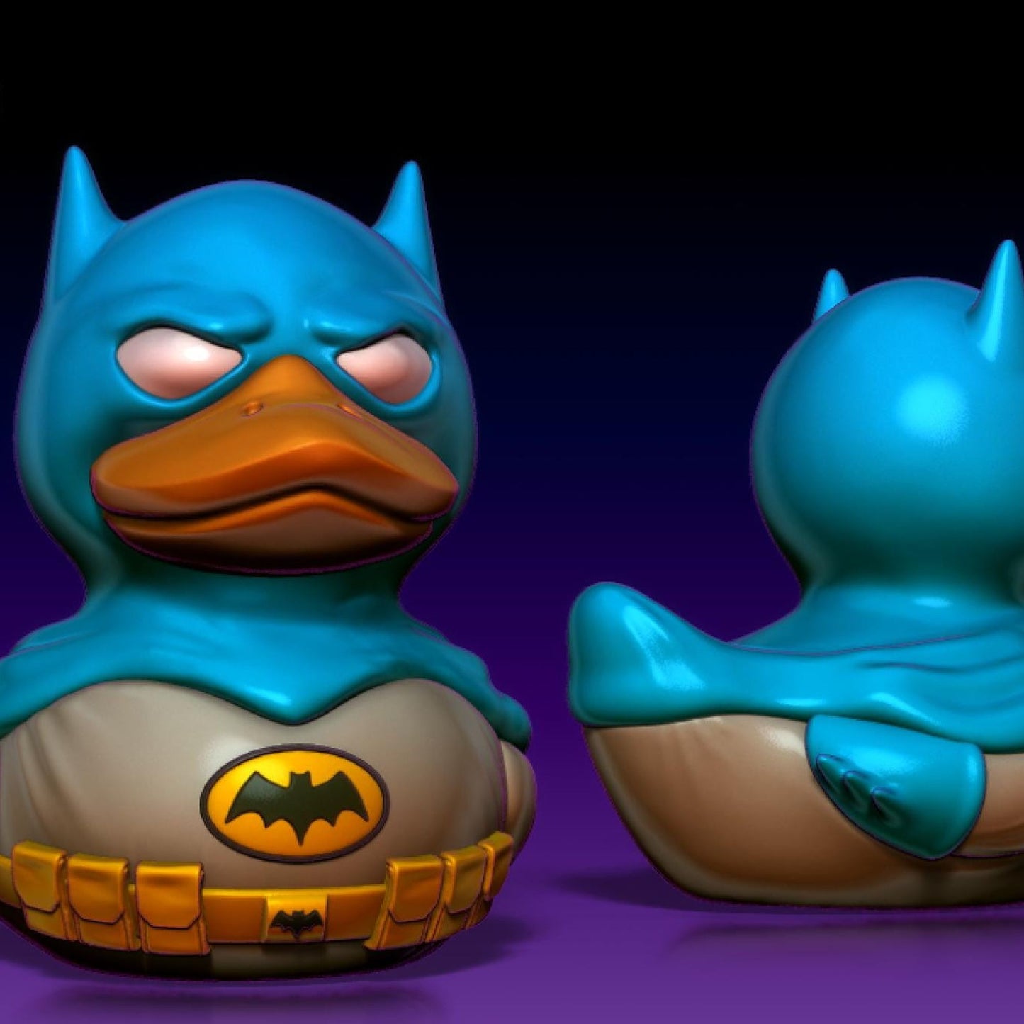 1960s Batman - Themed Rubber Duck – Fun Display Piece for Jeep Lovers - HypedAnubis3D