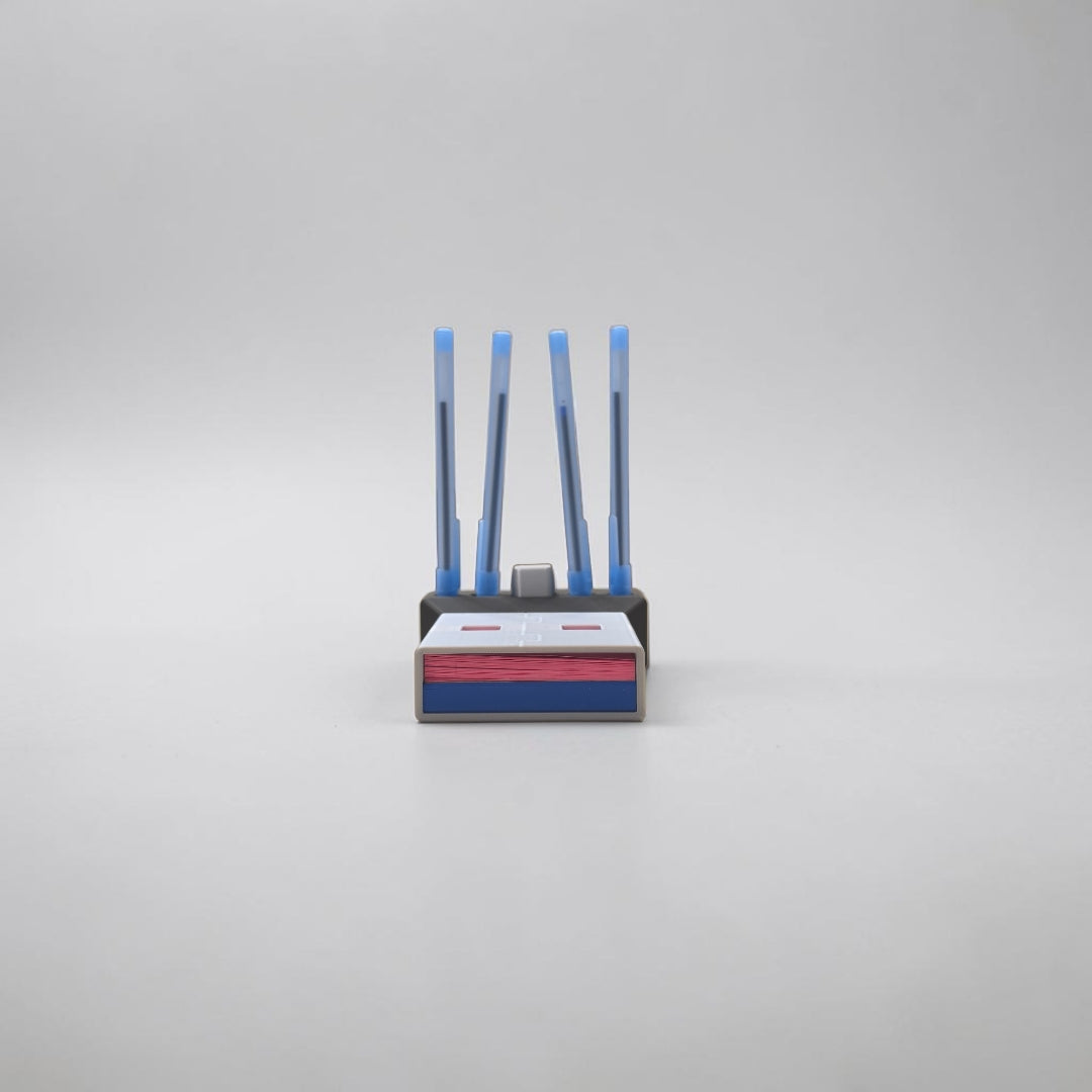3D printed USB shaped sticky note holder desk organizer