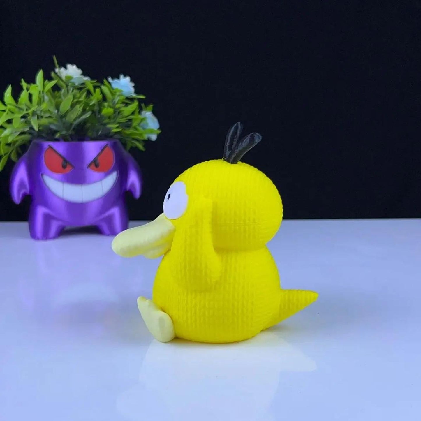 3D - Printed Crochet - Style Psyduck – Pokémon - Inspired Figurine - HypedAnubis3D