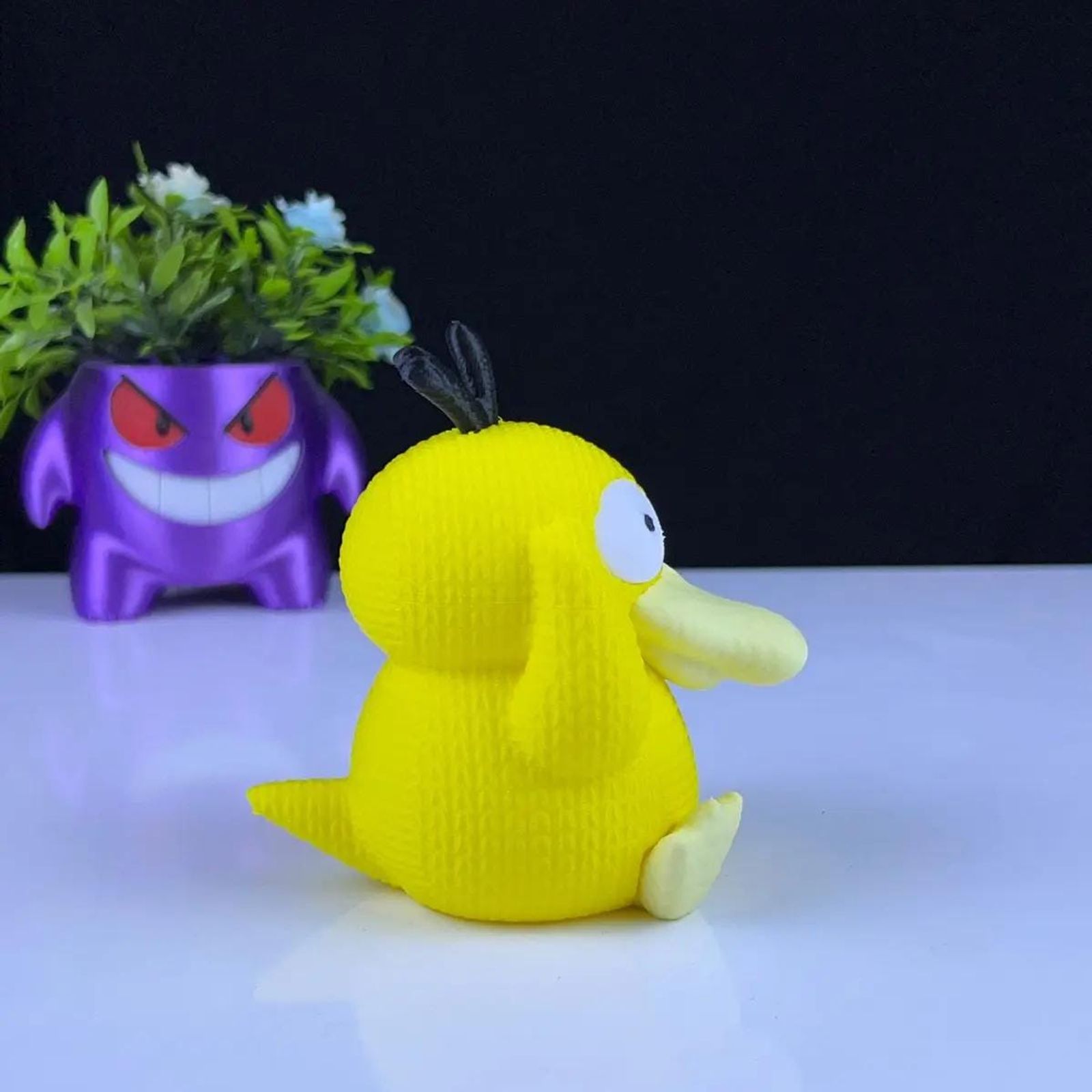 3D - Printed Crochet - Style Psyduck – Pokémon - Inspired Figurine - HypedAnubis3D