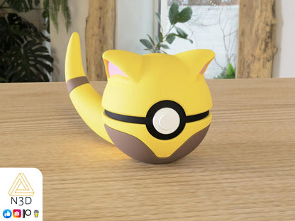 Abra - Themed Pokeball – Perfect for Pokémon Collectors - HypedAnubis3D