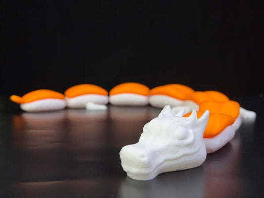 Articulated Sushi Dragon – 3D Printed Toy - HypedAnubis3D