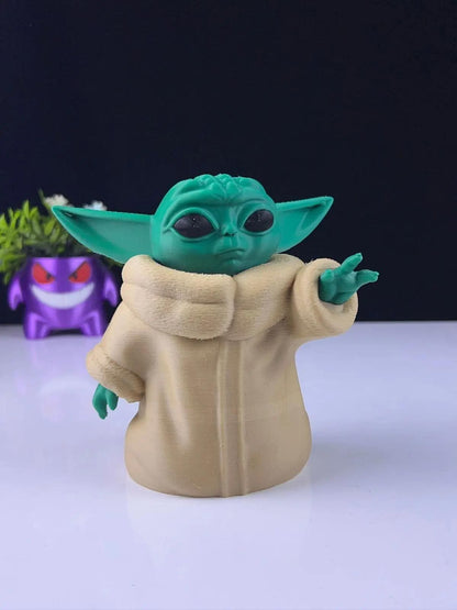 Baby Yoda Figure – The Child in Force Mode! - HypedAnubis3D