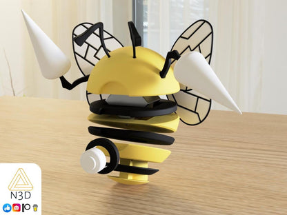 Beedrill Themed Pokeball – Sting with Style! - HypedAnubis3D