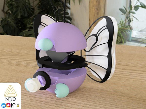 Butterfree - Themed Pokéball – A Collector's Dream for Pokémon Fans - HypedAnubis3D