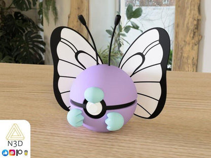 Butterfree - Themed Pokéball – A Collector's Dream for Pokémon Fans - HypedAnubis3D