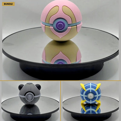 Capture Ball Collector Set — Pastel, Industrial, Tech