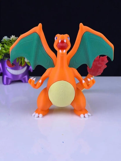 Charizard Figurine – 3D Printed Pokémon Collectible - HypedAnubis3D