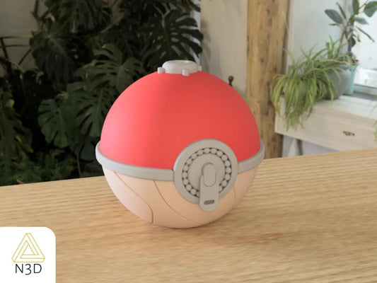 Custom Hisui Pokéball – Pokémon Legends Inspired 3D Printed Collectible - HypedAnubis3D