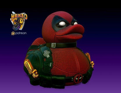 Deadpool - Themed Rubber Duck – Hilarious and Collectible Display - HypedAnubis3D