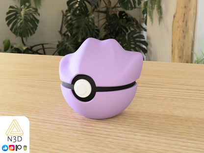 Ditto Inspired Pokeball – The Shapeshifting Marvel! - HypedAnubis3D