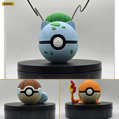 Elemental Trio Bundle — Grass, Water, Fire Starters