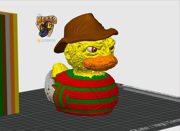 Freddy Kruger Rubber Duck – Spooky Collector’s Edition for Jeep Lovers - HypedAnubis3D