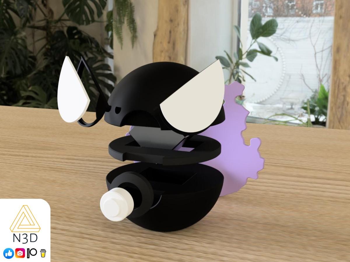 Gastly - Themed Pokéball – Eerie Collector’s Edition - HypedAnubis3D