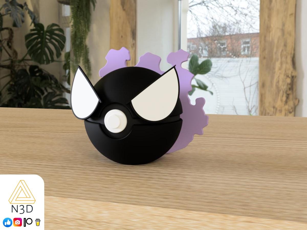 Gastly - Themed Pokéball – Eerie Collector’s Edition - HypedAnubis3D