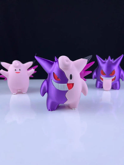 Gengar x Clefable Fusion Figure – Pokémon Mashup Collectible - HypedAnubis3D