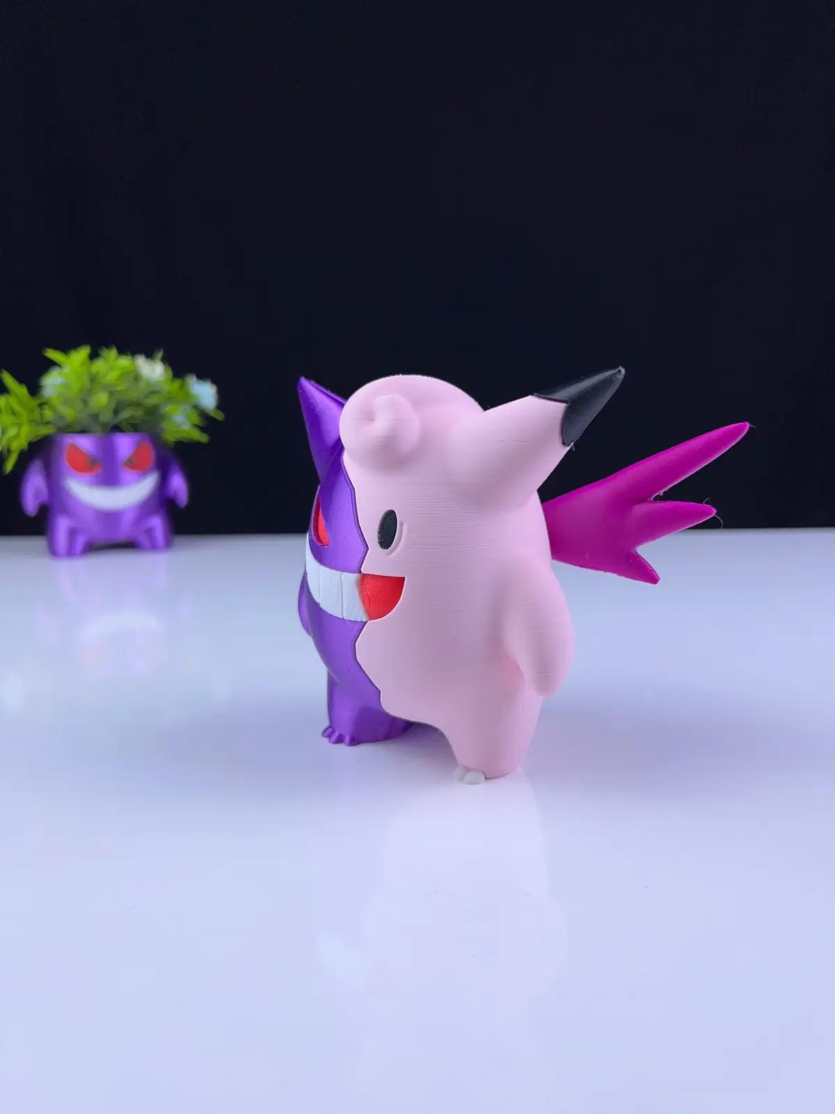 Gengar x Clefable Fusion Figure – Pokémon Mashup Collectible - HypedAnubis3D