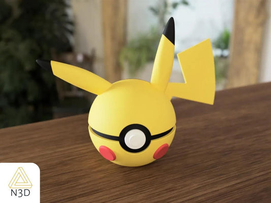 Pikachu Themed Pokéball – Pokémon Inspired