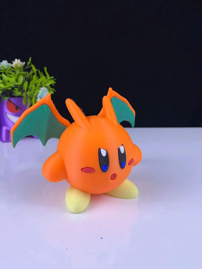 Kirby x Charizard Mashup – 3D Printed Collectible