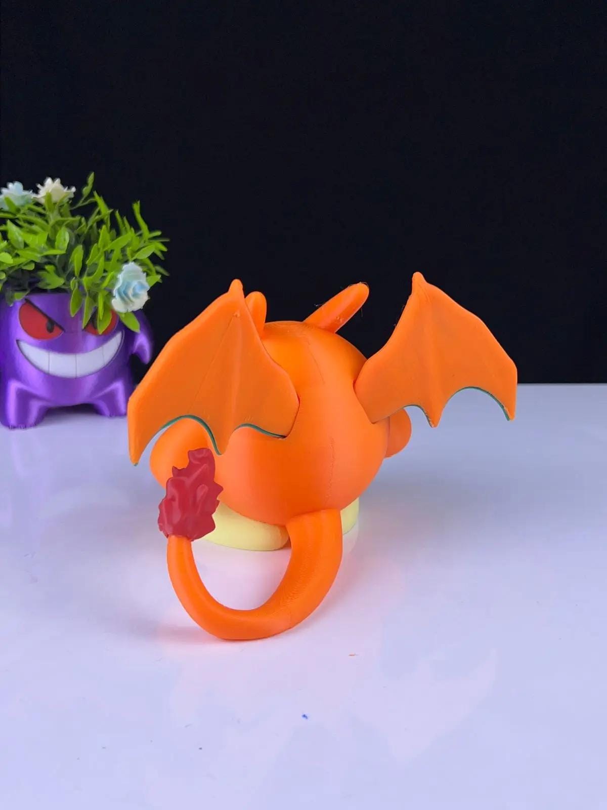 Kirby x Charizard Mashup – 3D Printed Collectible