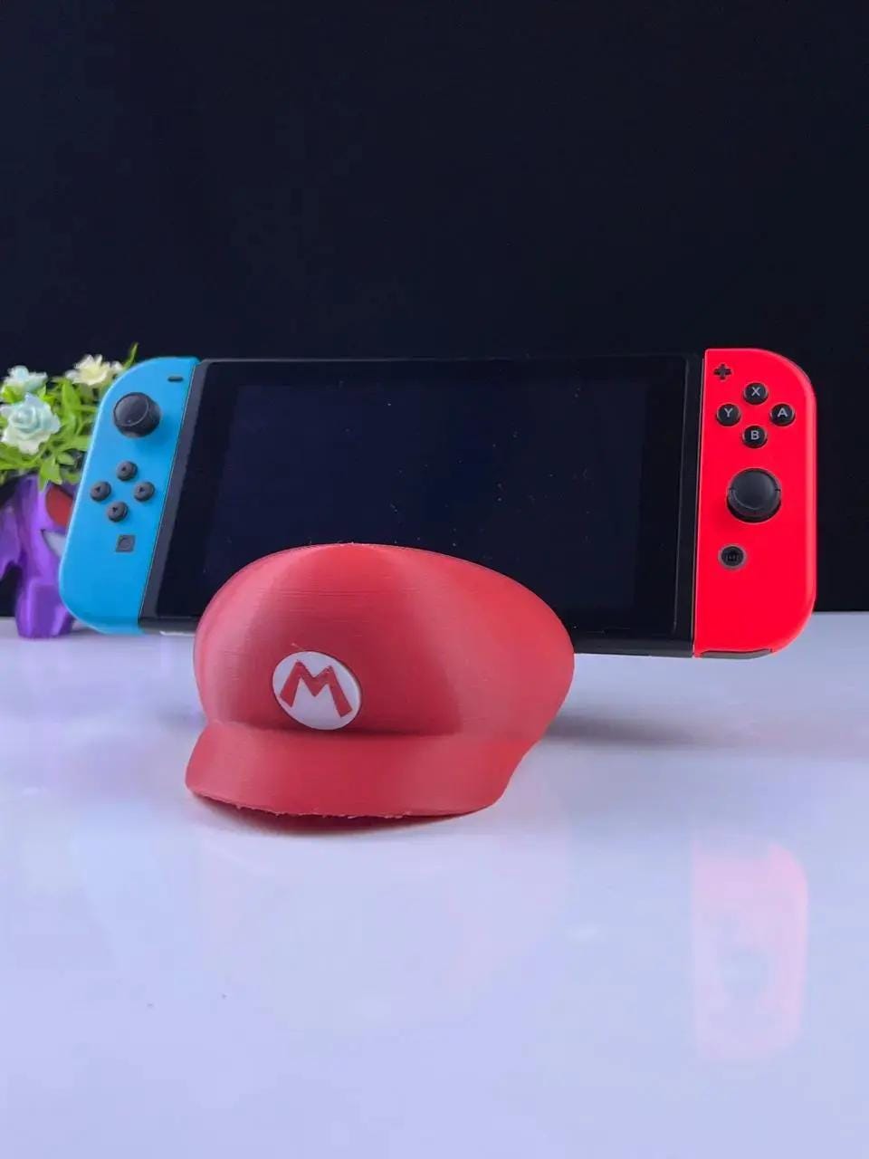 Mario Hat Switch Holder – 3D Printed Nintendo Switch Stand