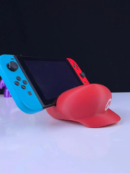 Mario Hat Switch Holder – 3D Printed Nintendo Switch Stand