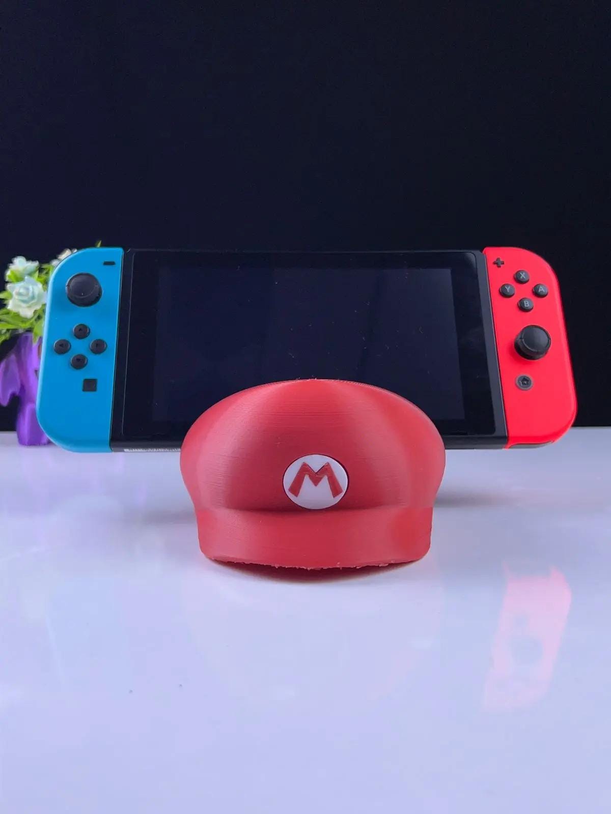 Mario Hat Switch Holder – 3D Printed Nintendo Switch Stand