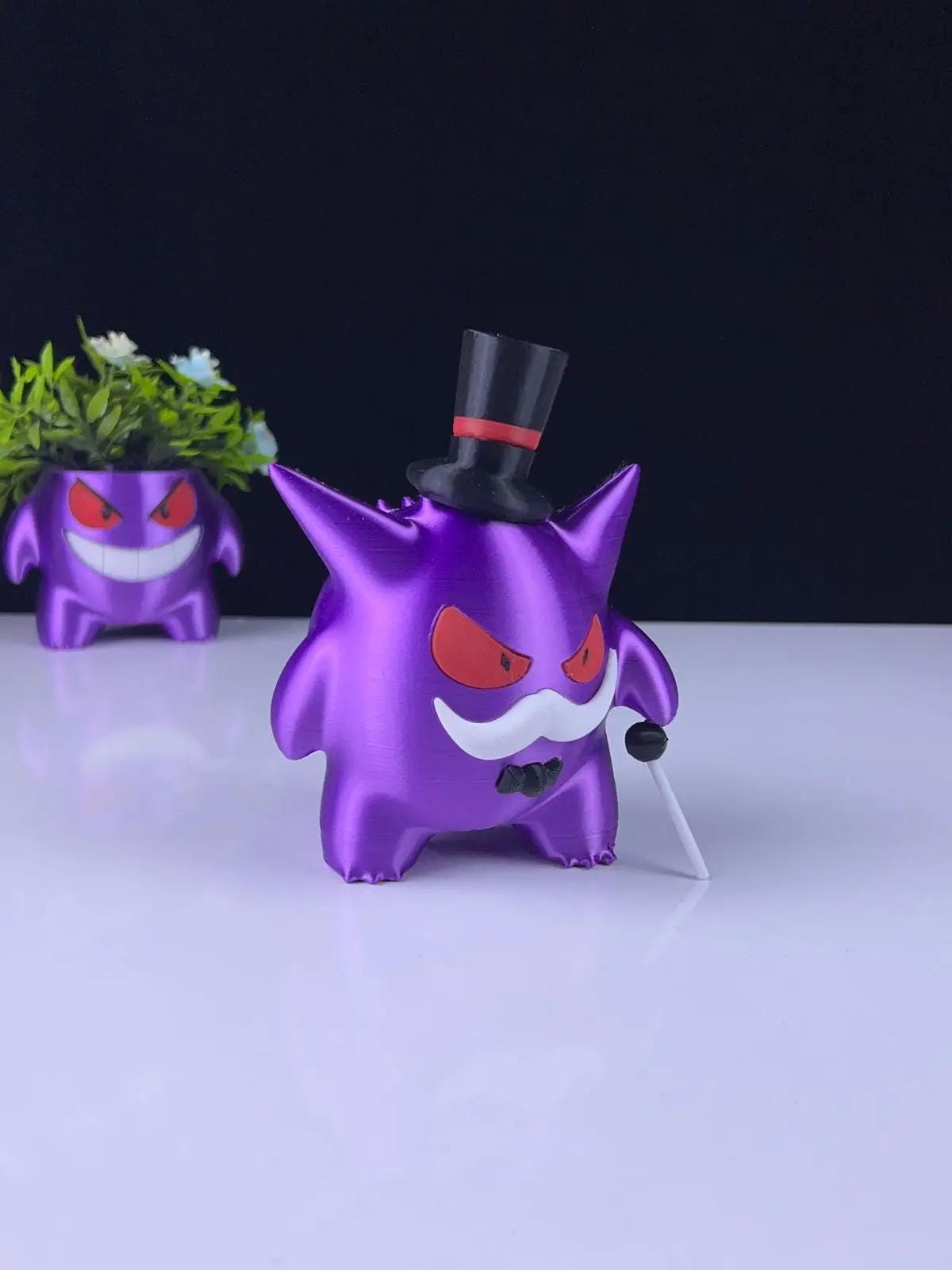 Mr. Gengar Figurine – Classy Gengar in a Top Hat and Cane