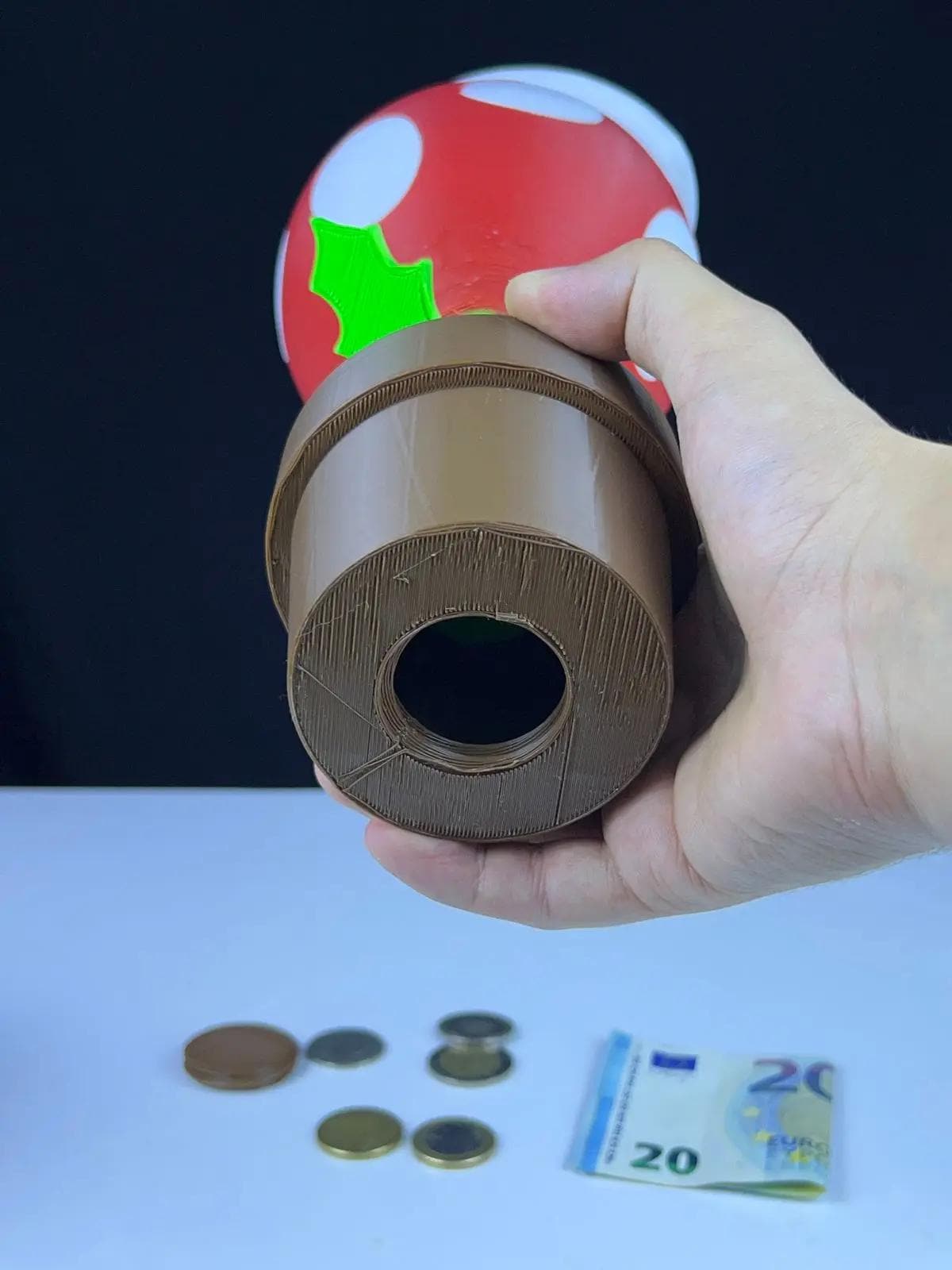 Piranha Plant Piggy Bank – 3D Printed Mario-Inspired Coin Bank