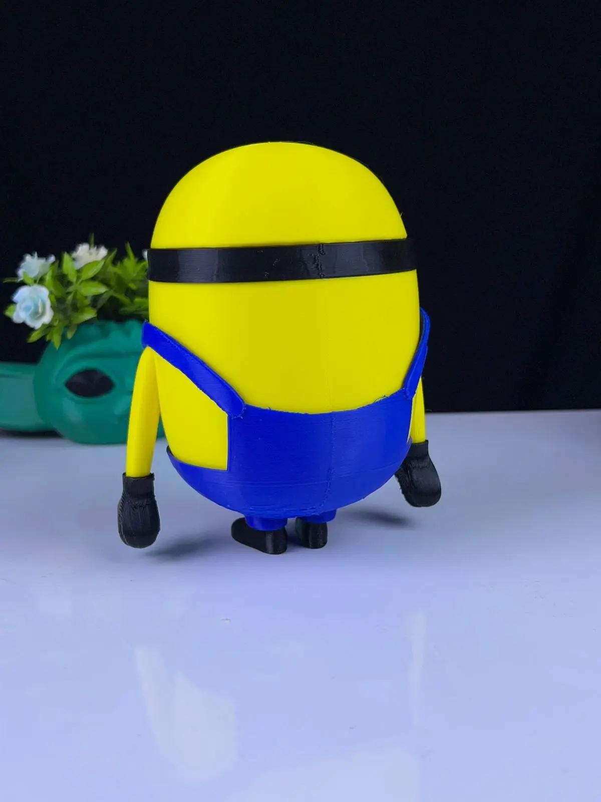 Minion-Themed 3D Printed Figurine – Fun & Playful Display Piece