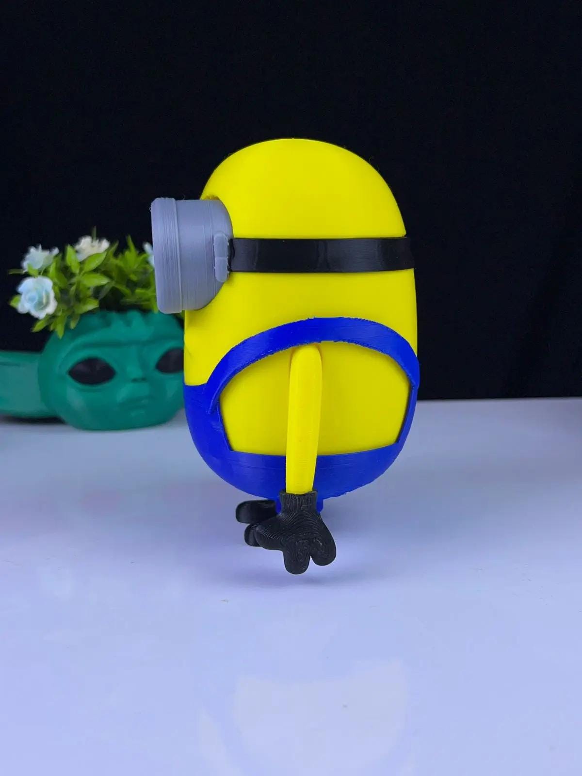 Minion-Themed 3D Printed Figurine – Fun & Playful Display Piece