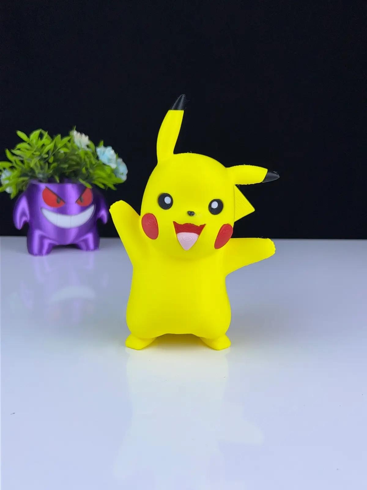 Pikachu Figurine – 3D Printed Pokémon Collectible