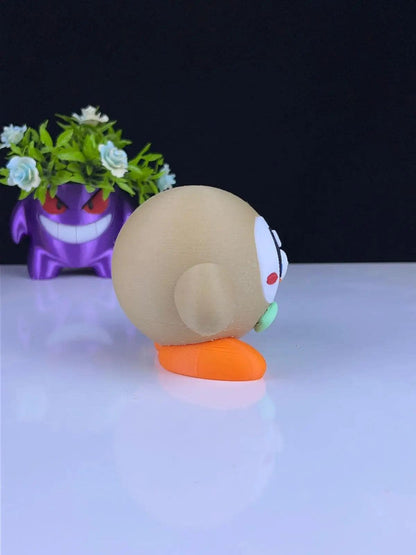 Kirby x Rowlet Mashup Figurine – 3D Printed Pokémon & Nintendo Mashup