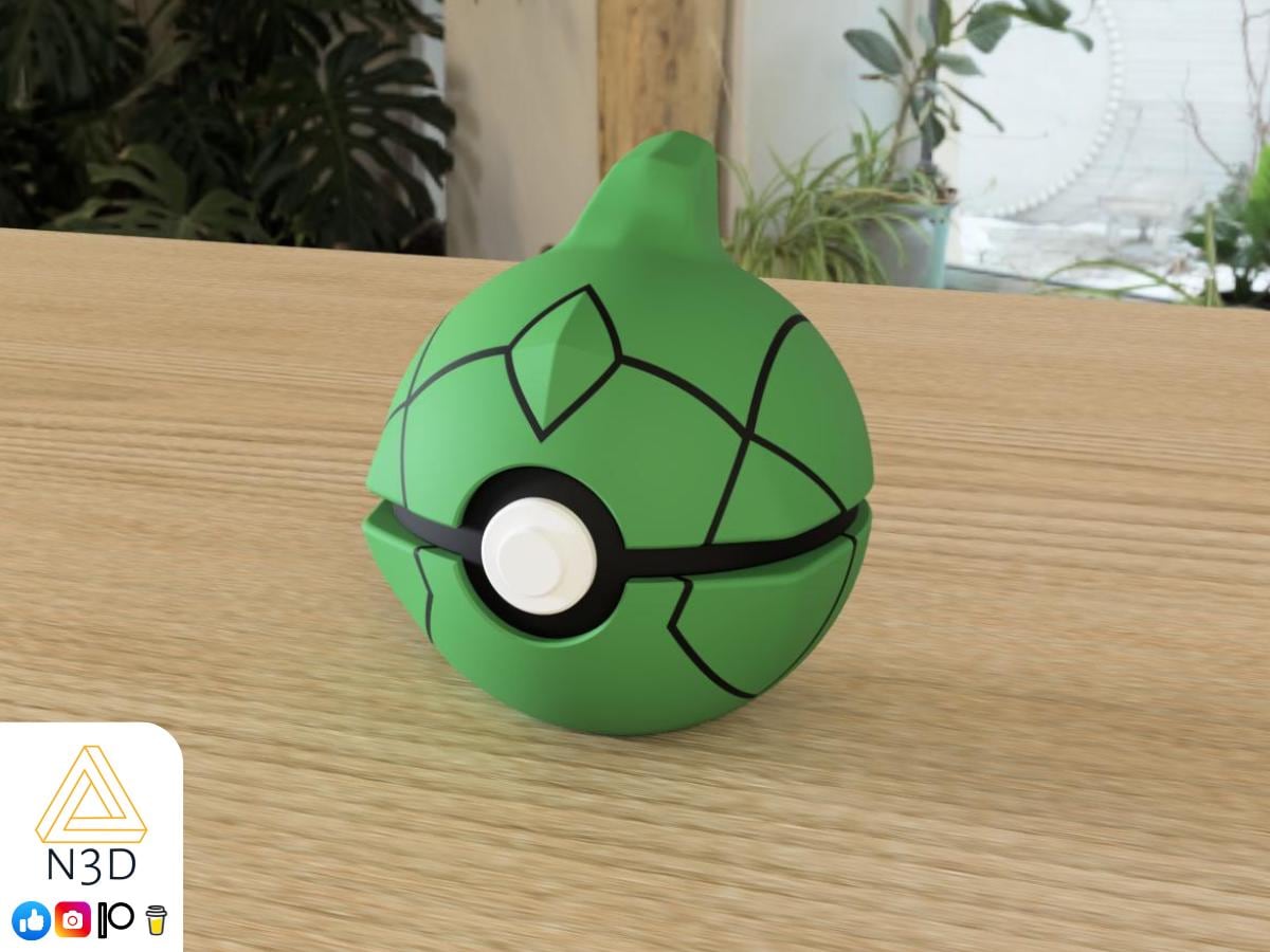 Metapod-Themed Pokeball – Unique Pokémon Display