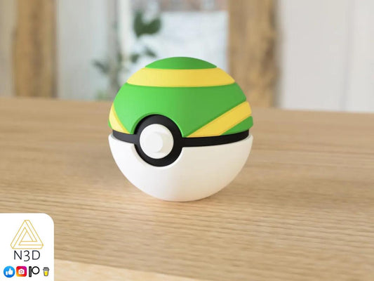 Nest Ball – Custom 3D Printed Pokémon-Inspired Collectible