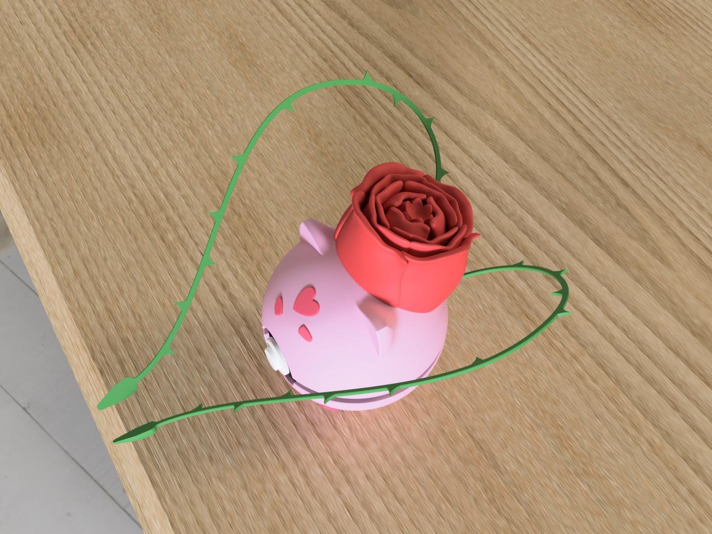 Love-Themed Bulbasaur Pokeball – A Romantic Pokémon Twist!