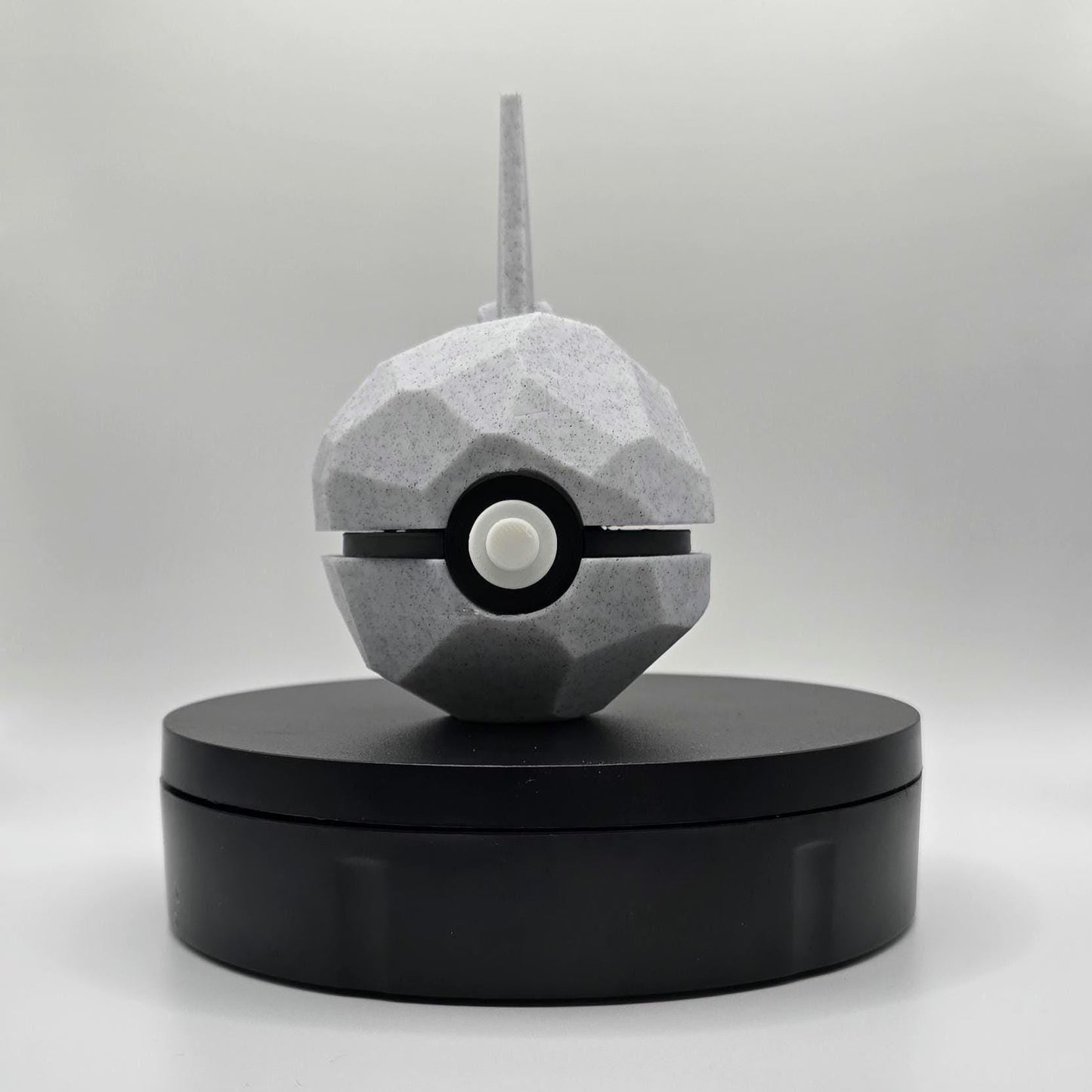 Rock Titan Pokéball | Granite Stone, 3D Printed Collector Ball