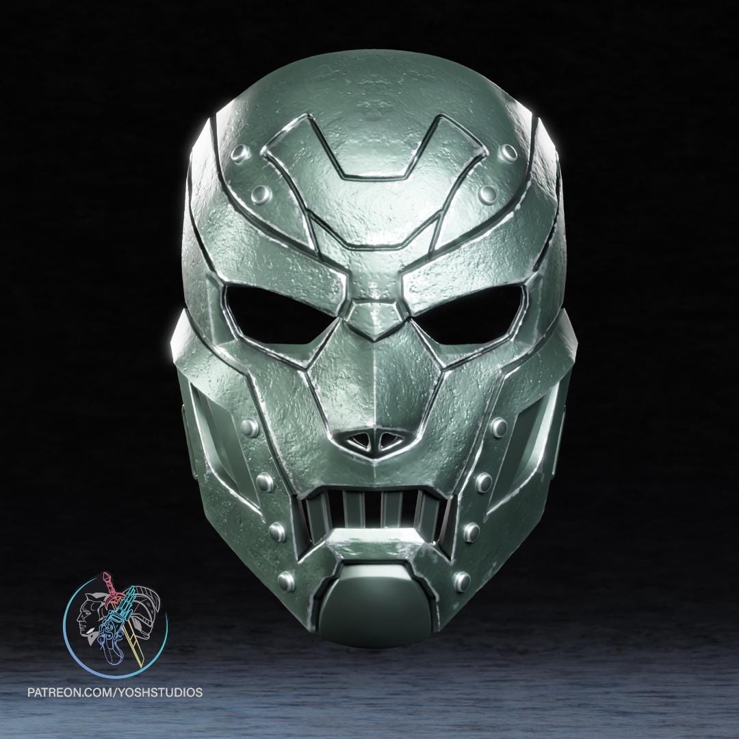 Iron Tyrant Mask Dr.Doom Inspired by a Legendary Villain