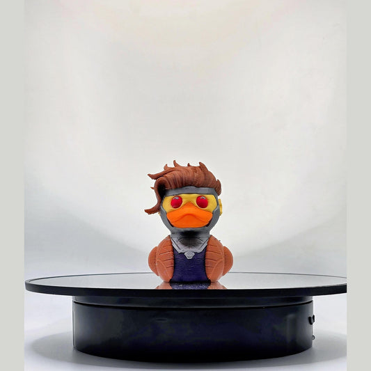 Cajun Gambit-Inspired Hero Display Figure Card-Throwing Duck