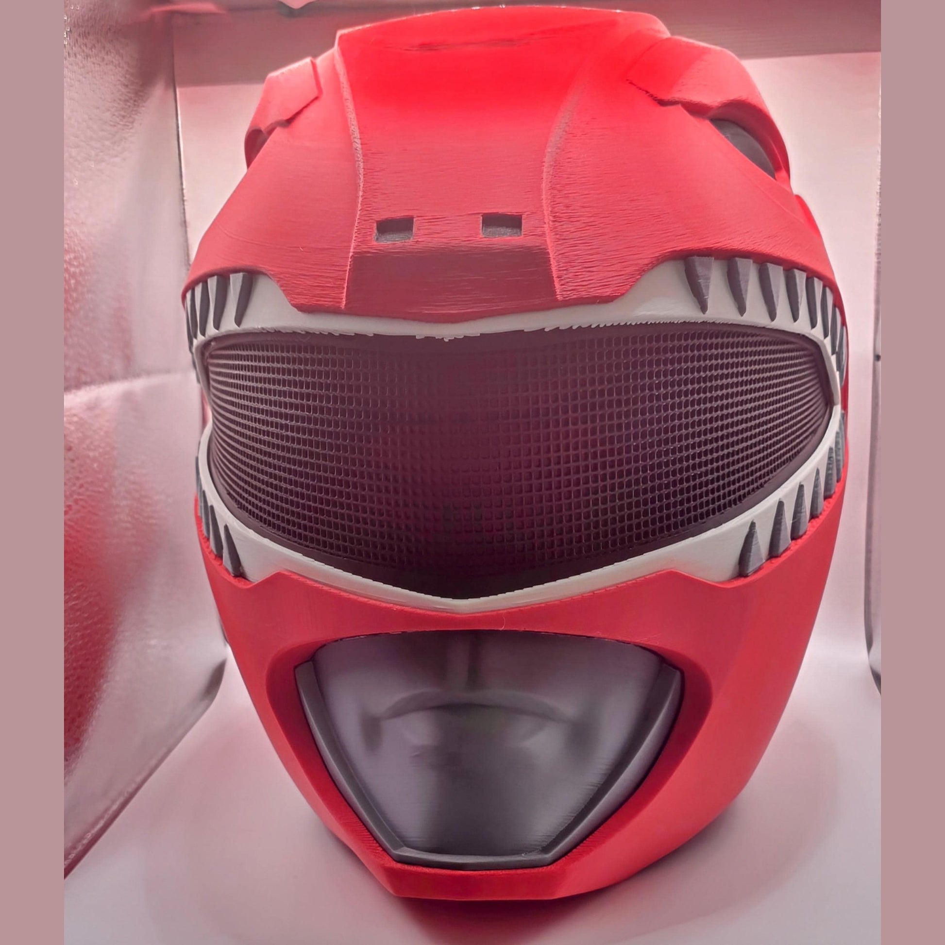 Red Ranger Inspired Cosplay Helmet