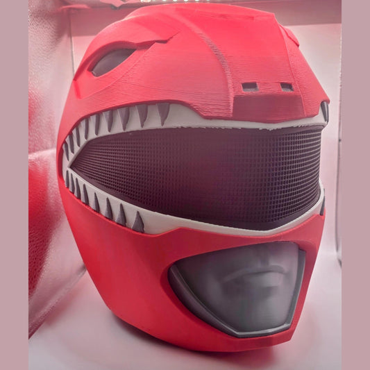 Red Ranger Inspired Cosplay Helmet