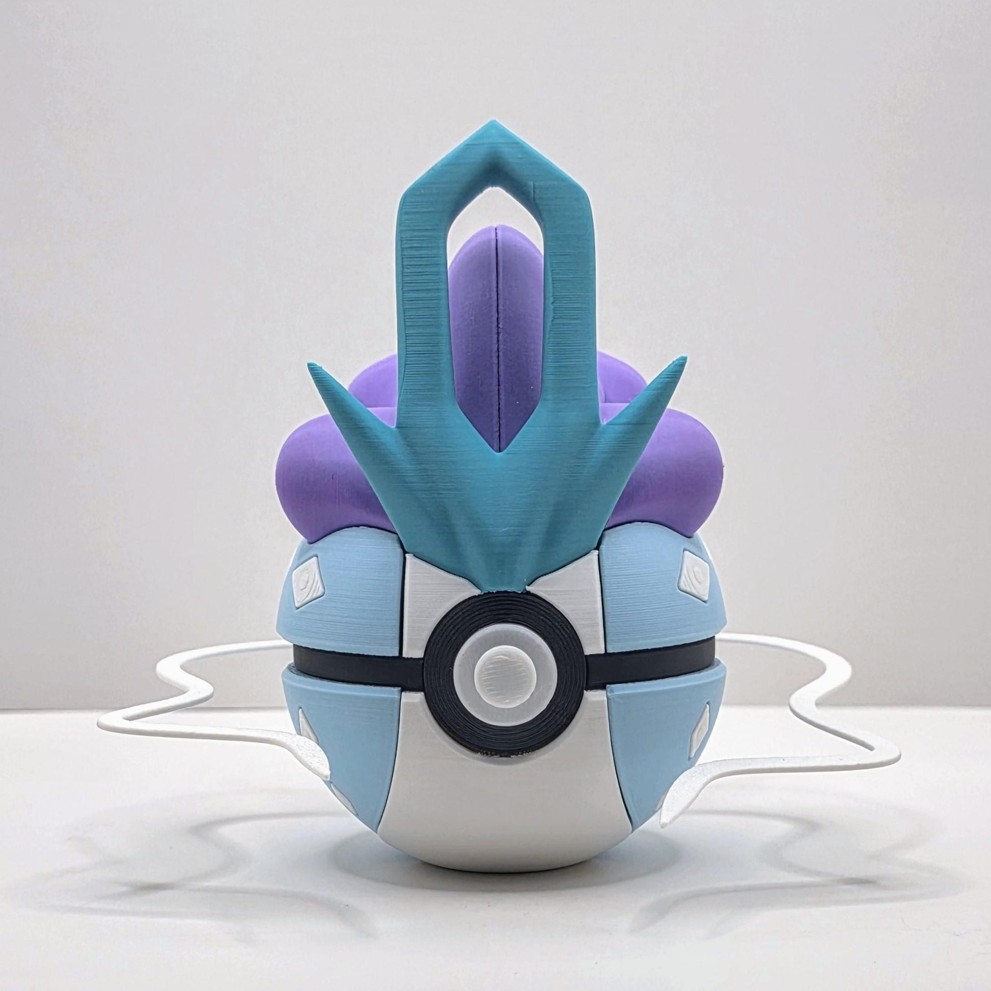 Mystic Guardian-Inspired Creature Ball – Elegant Blue & Purple Design
