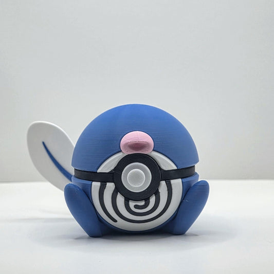 Swirl-Tail Creature Ball – Blue Tadpole Inspired Design